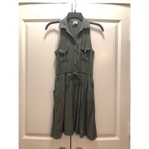 Casual Collared Summer Dress